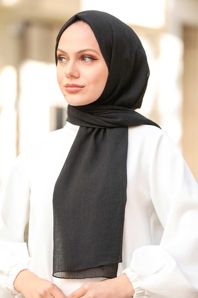 Neva Style - Siyah Şal 50522S - 1