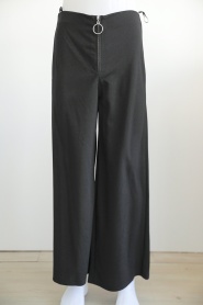 Neva Style - Siyah Tesettür Pantolon 1046S - Thumbnail