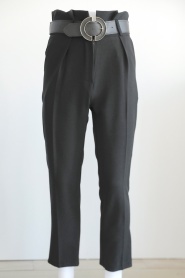 Neva Style - Siyah Tesettür Pantolon 10680S - Thumbnail