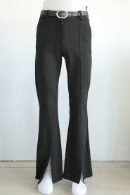 Neva Style - Siyah Tesettür Pantolon 1082S - Thumbnail