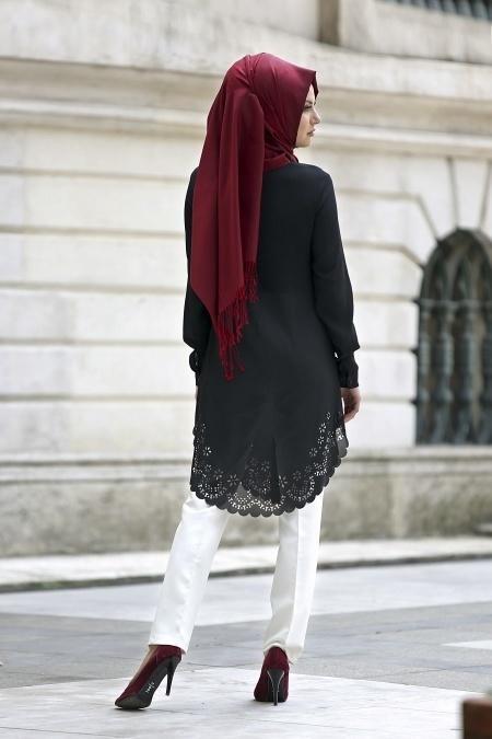 Neva Style - Siyah Tunik - 2