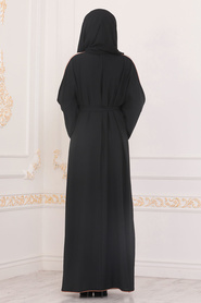 Neva Style - Stone Abaya Suit 9157TAS - Thumbnail