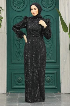 Stylish Black Muslim Evening Dress 23210S - 3