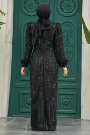 Stylish Black Muslim Evening Dress 23210S - 4