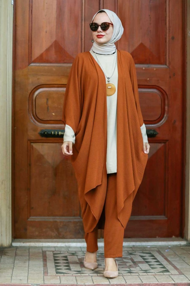 Sunuff Colored Hijab Triple Suit 5175TB - 1