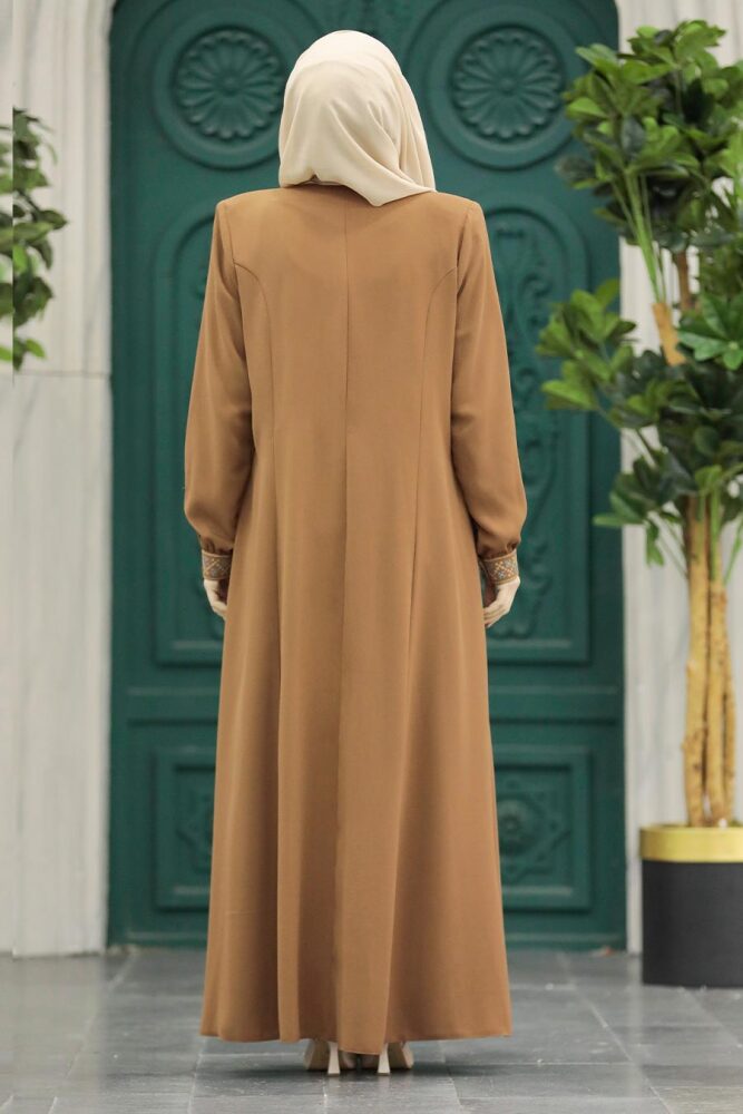 Neva Style - Sunuff Colored Muslim Turkish Abaya 619TB - 3