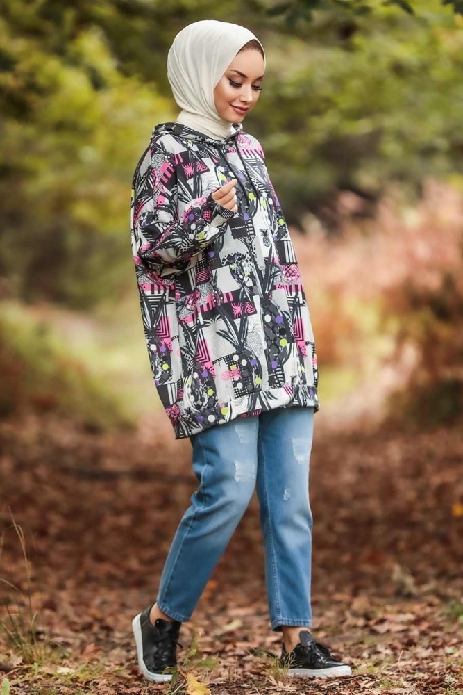 Neva Style - Sweat Hijab 41252DSN - 1