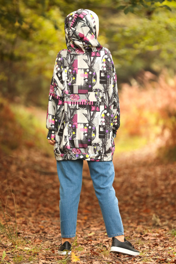 Neva Style - Sweat Hijab 41252DSN - 2