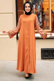  Neva Style - Taba Hijab Abaya 34821TB - Thumbnail