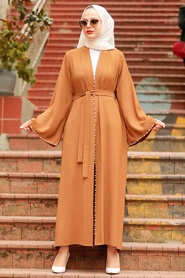 Neva Style - Taba Hijab Abaya 41021TB - Thumbnail