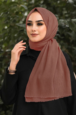 Neva Style - Taba Tesettür Şal 7571TB - 1