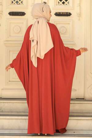 Terra Cotta Hijab Dress 5867KRMT - 3