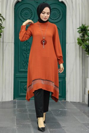 Terra Cotta Modest Tunic 2434KRMT - 2