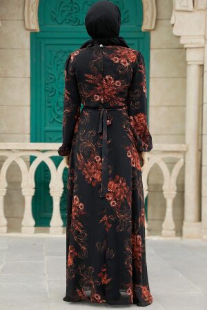 Terra Cotta Plus Size Dress 27921KRMT - 3