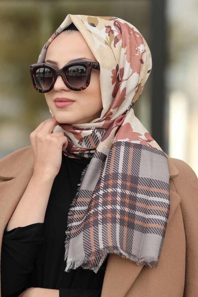 Neva Style - Terra Cotta Shawl 7519KRMT - 1