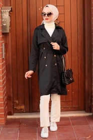  Neva Style - Trench Noir Hijab 263S - Thumbnail
