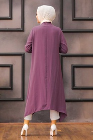 Neva Style - Tunique Hijab Dusty Rose 540GK - Thumbnail