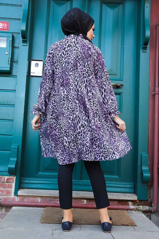 Neva Style - Tunique Hijab Lilas 1434LILA - 2