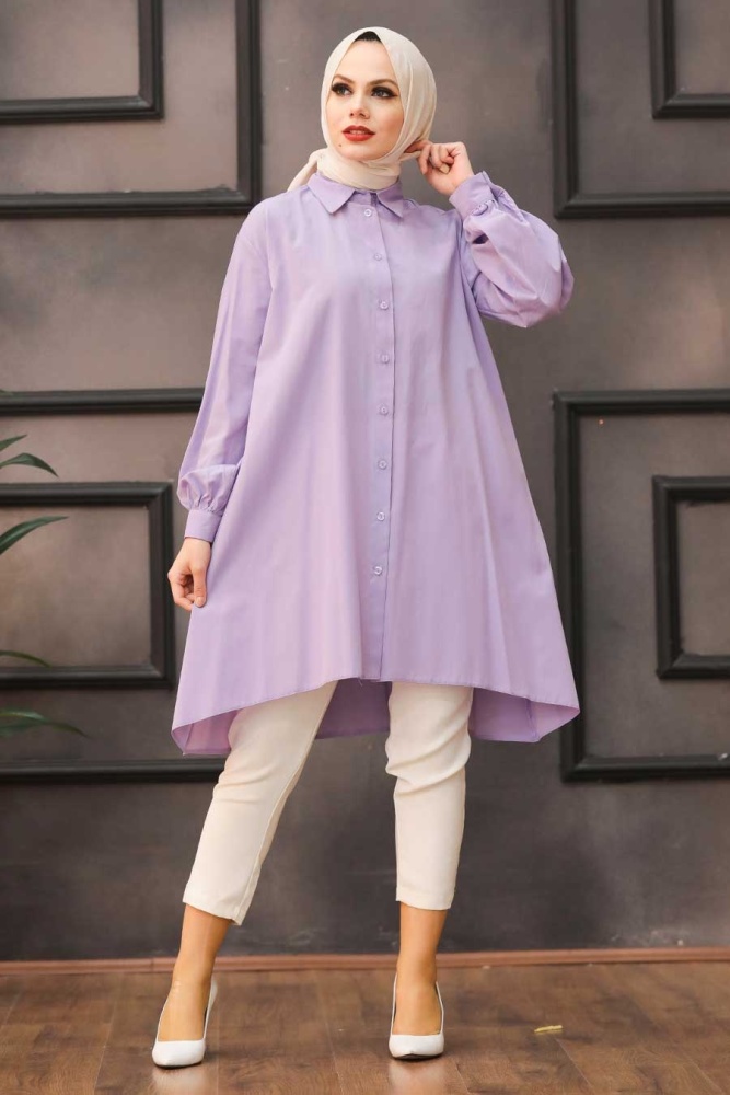 Neva Style - Tunique Hijab Lilas 30011LILA - 1