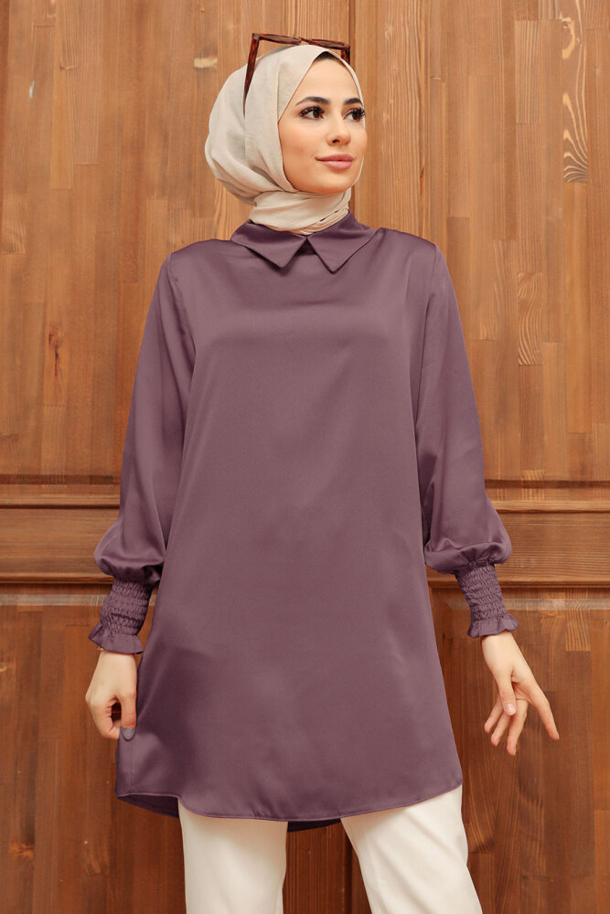 Neva Style - Tunique Hijab Lilas 56860LILA - 1