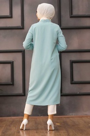 Neva Style - Tunique Hijab Menthe 477MINT - Thumbnail