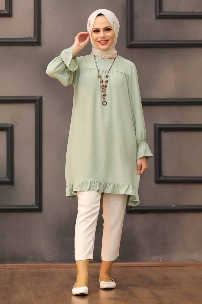 Neva Style - Tunique Hijab Menthe 528MINT - 1