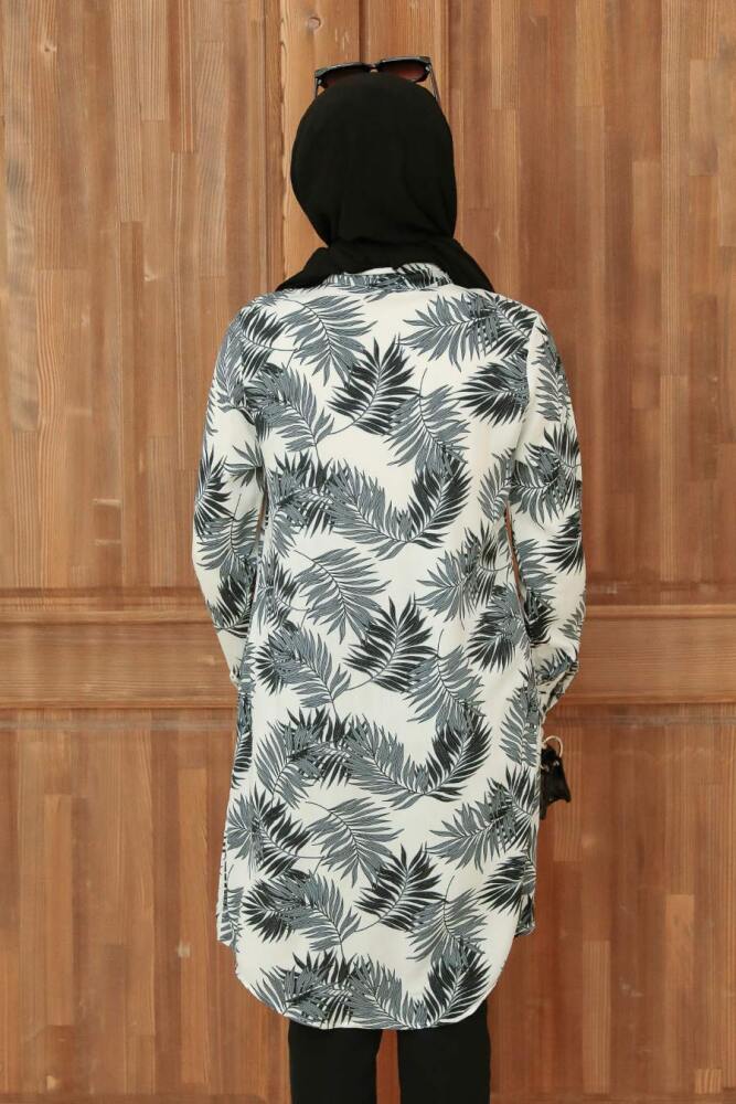 Neva Style - Tunique Hijab Noir 11565S - 2