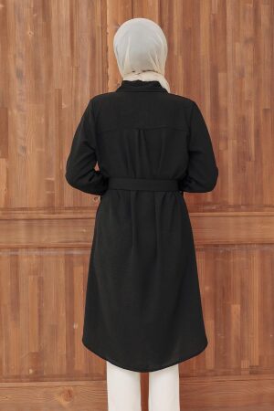 Neva Style - Tunique Hijab Noir 2596S - 2