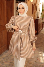 Neva Style - Tunique Hijab Vison 40682V - Thumbnail