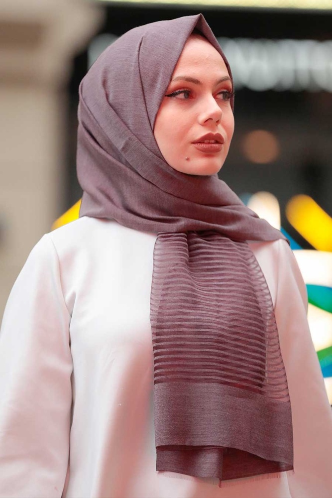 Neva Style - Vison Hijab Châle 4663V - 1