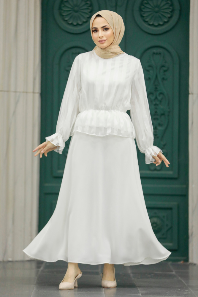 White Women Dual Suit 3199B - 1