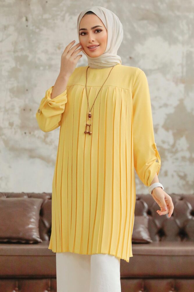 Yellow Hijab For Women Tunic 40502SR - 1