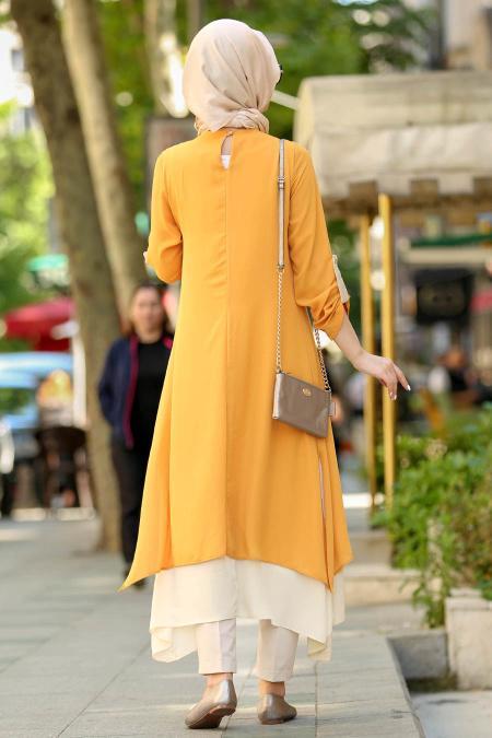 New Kenza - Mustard Hijab Tunic 2172HR - 2