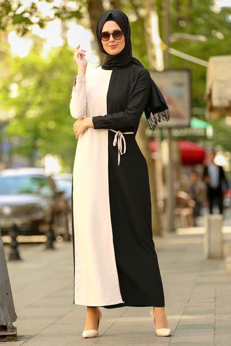 New Kenza - Black Hijab Dress 31510S