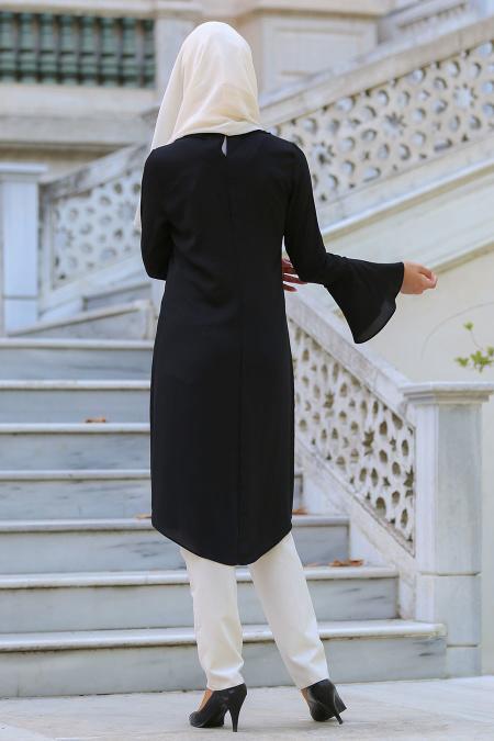 New Kenza - Black Hijab Tunic 2075S - 3
