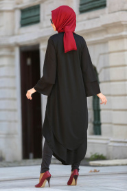New Kenza - Black Hijab Tunic 2121S - Thumbnail