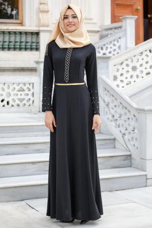 New Kenza - Black Hijab Tunic 3014S - 1