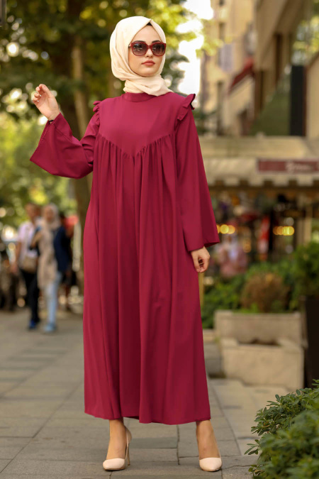 New Kenza -Cherry Hijab Dress 3161VSN