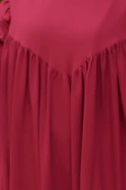 New Kenza -Cherry Hijab Dress 3161VSN - Thumbnail