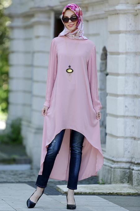 New Kenza - Dusty Rose Hijab Tunic 2867GK - 2