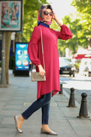 New Kenza - Fuchsia Hijab Tunic 2010F - Thumbnail
