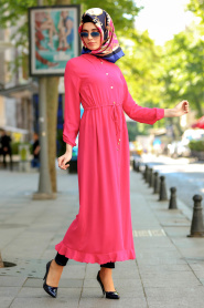 New Kenza - Fuchsia Hijab Tunic 21040F - Thumbnail