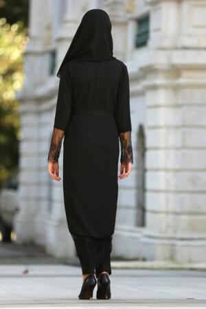New Kenza - Hardal Tunik / Hırka Tesettür Takım 50561HR - 2