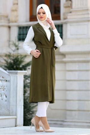 New Kenza - Khaki Hijab Suit 4983HK - 1