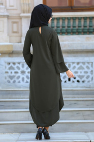 New Kenza - Khaki Hijab Tunic 2121HK - Thumbnail