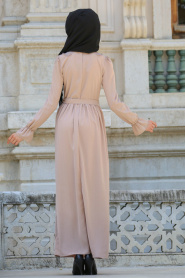 New Kenza - Mink Hijab Dress 3075V - Thumbnail