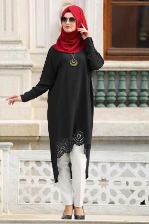 New Kenza - Noir Tunique Hijab 20330S - 1