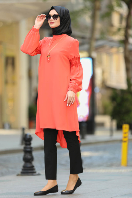 New Kenza - Orange Hijab Tunic 2010T