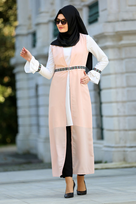 New Kenza - Powder Pink Hijab Suit 50471PD