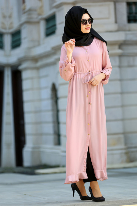 New Kenza - Powder Pink Hijab Tunic 21040PD